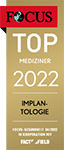 zahnarzt dr bergmann focus siegel mediziner implantologie 2022 s - Praxis Dr. med. dent. Bergmann & Kollegen | Zentrum für Zahngesundheit